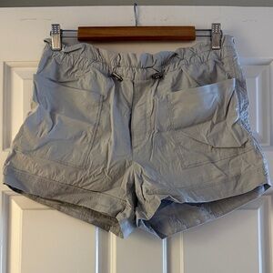 Athleta Light Gray Women's Cargo Shorts
